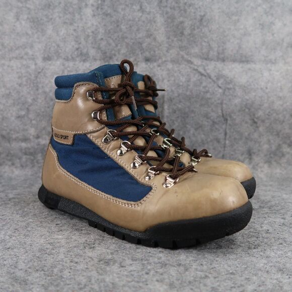 Asolo Boots Womens 7 Hiking Sport Explorer Leather Outdoor Rugged Vintage Italy - Picture 1 of 16
